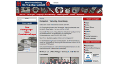 Desktop Screenshot of hornschu-metallverarbeitung.de